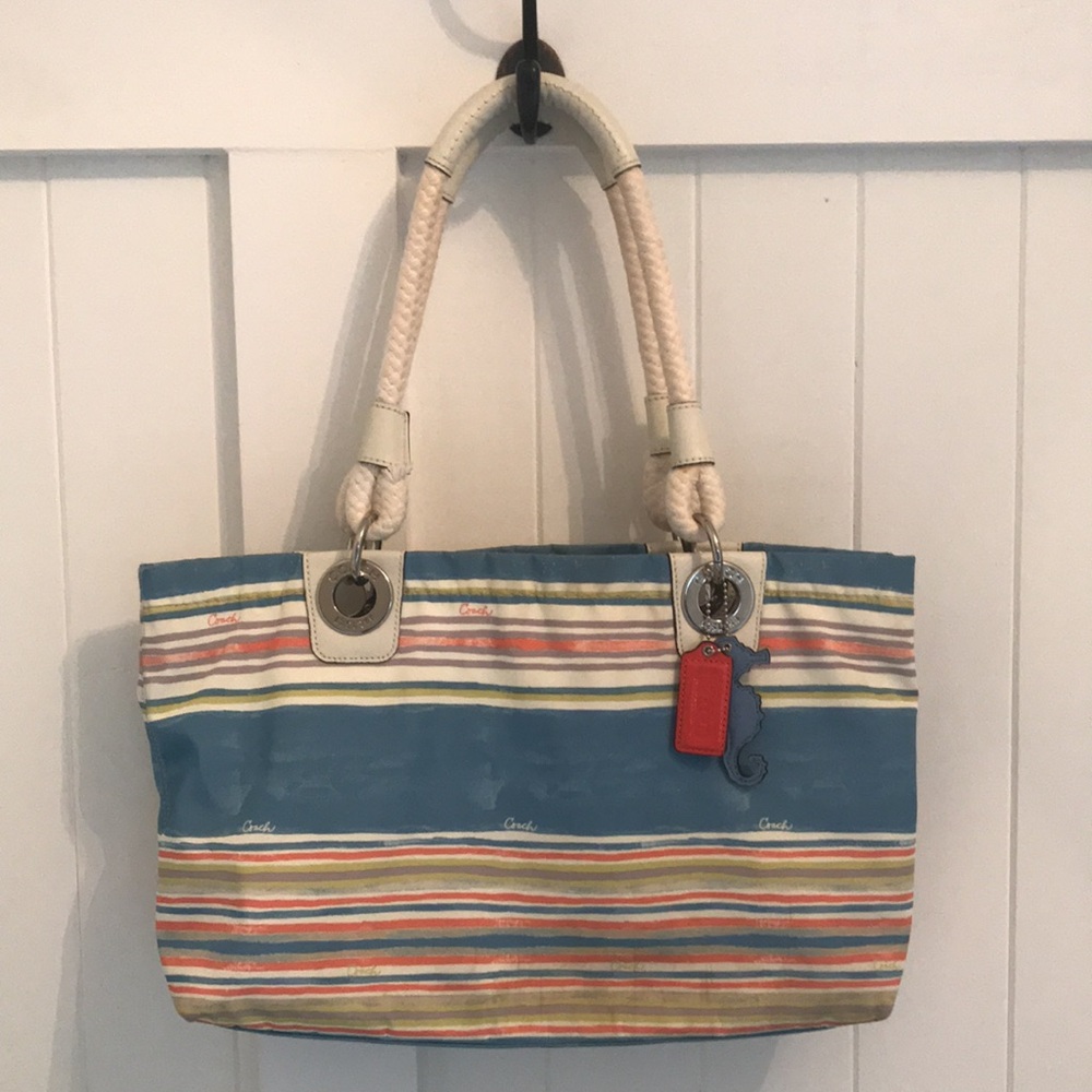 Coach nautical beach tote charms #C1171-F16624